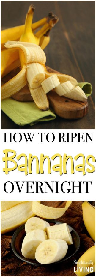 How to Ripen Bananas Overnight #bananas #ripenbananas #howto #bananahack #lifehack