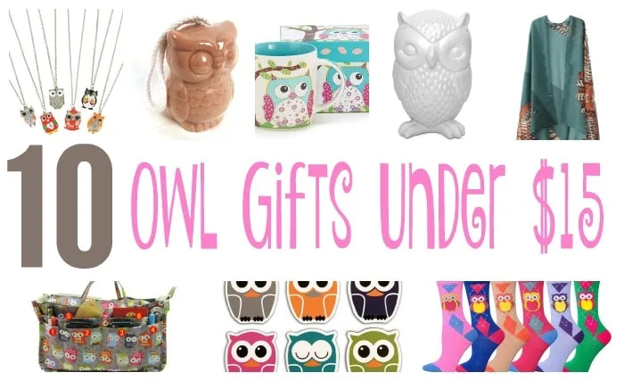 10 owl gifts under $15 featured