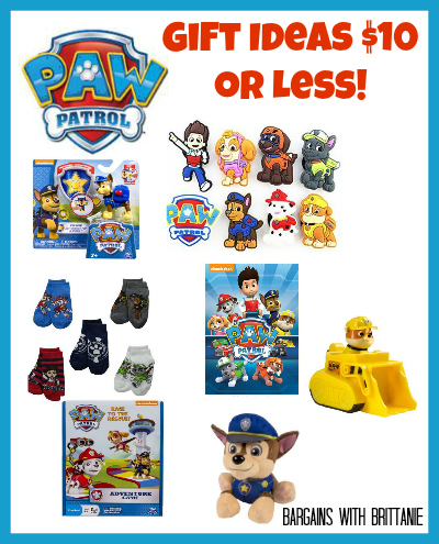 paw patrol gift ideas $10 or less