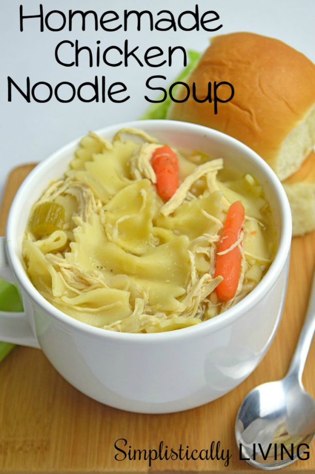 HOMEMADE CHICKEN NOODLE SOUP
