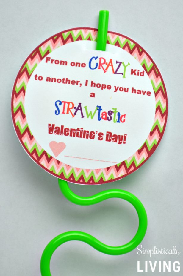 crazy straw valentine