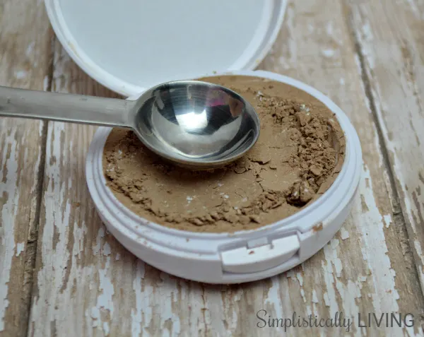 homemade bronzer compacted