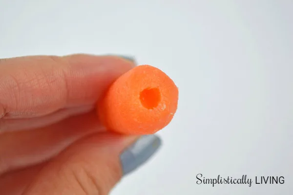 carrot with hole in it