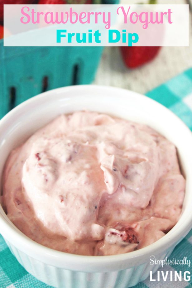 strawberry yogurt fruit dip