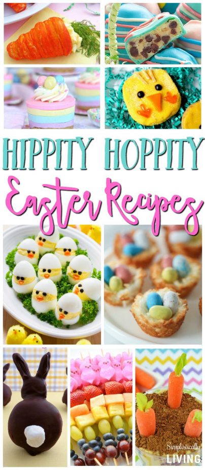 21 Hippity Hoppity Easter Recipes #Easter #Easterrecipes #Easterdinner #easterappetizers #easterdesserts