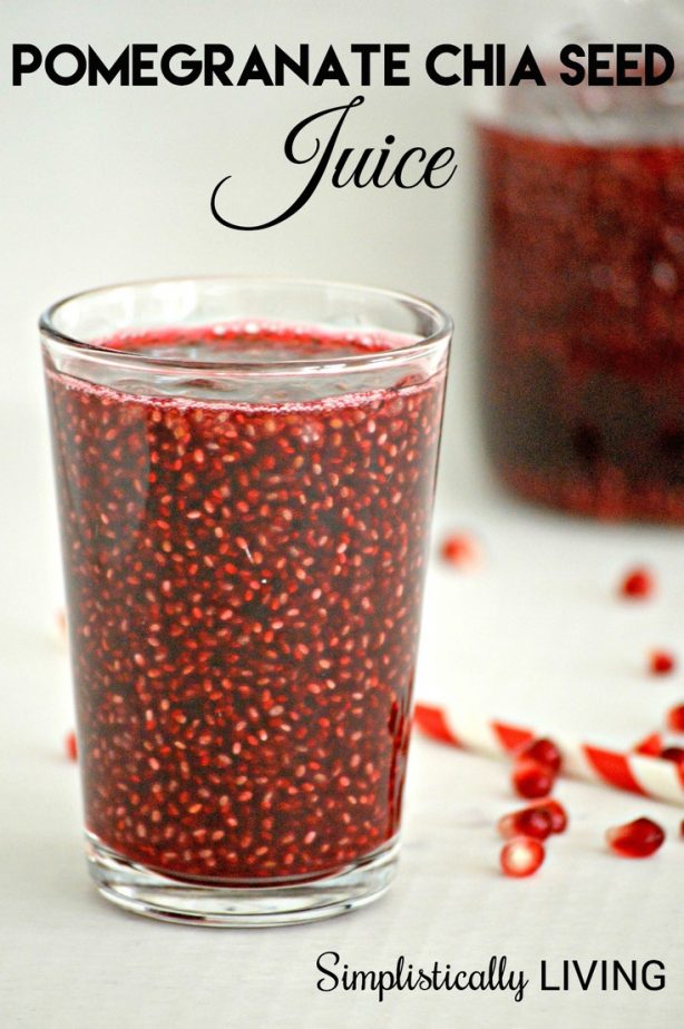 Pomegranate Chia Seed juice