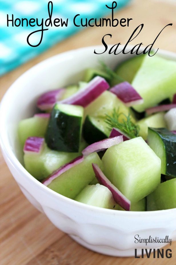 honeydew cucumber salad