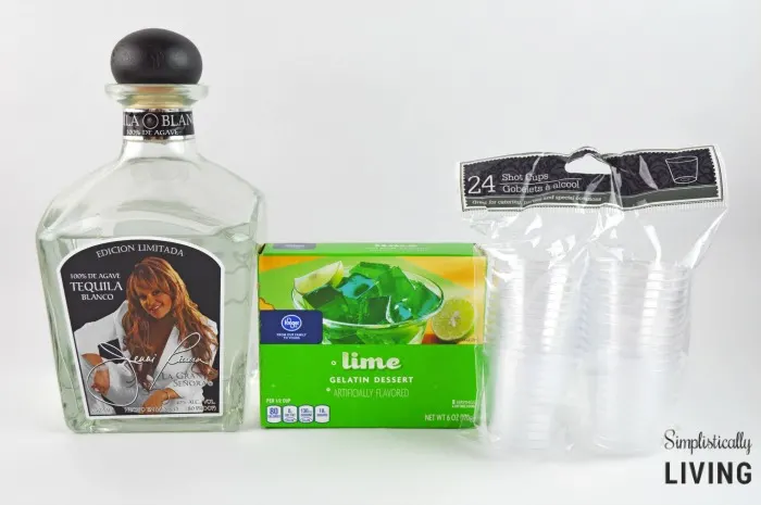 tequila lime jello shot supplies