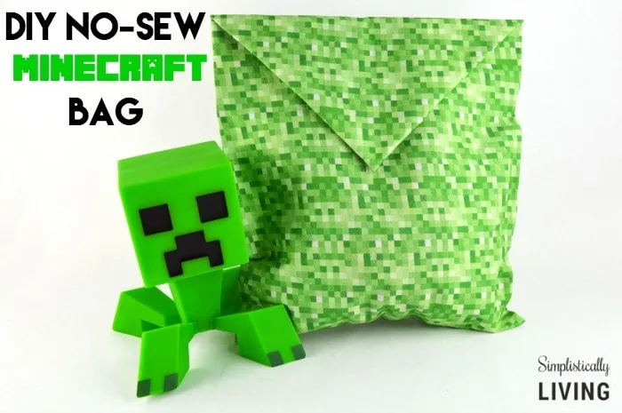 DIY Minecraft Creeper Bag2