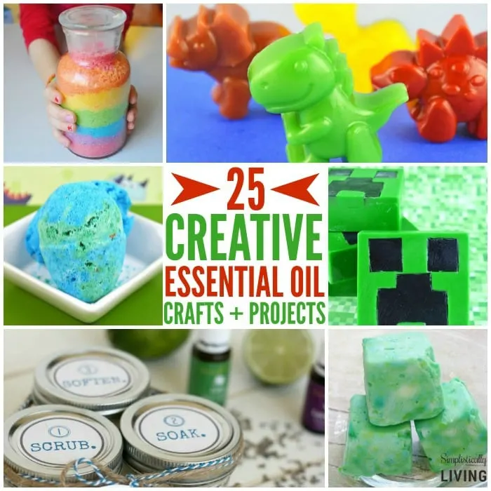 Essential Oil Crafts and Recipes Featured