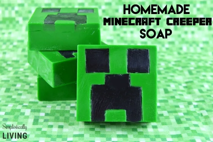 homemade minecraft creeper soap2