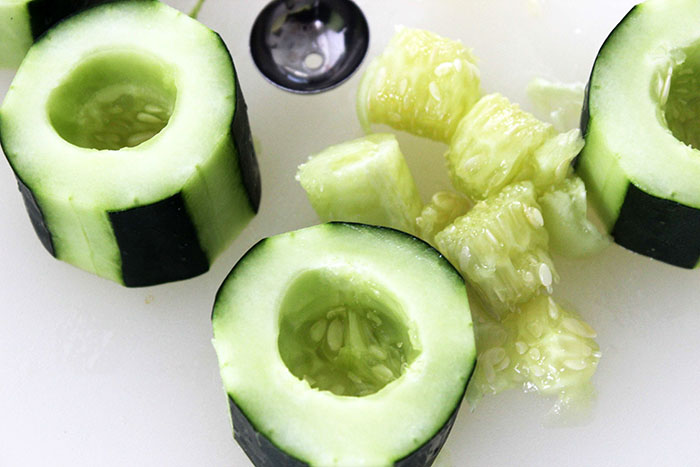 cucumber bites snack inprocess2