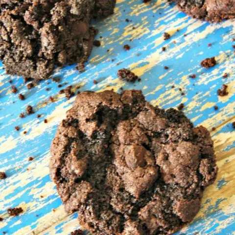 Homemade Double Chocolate Cookies