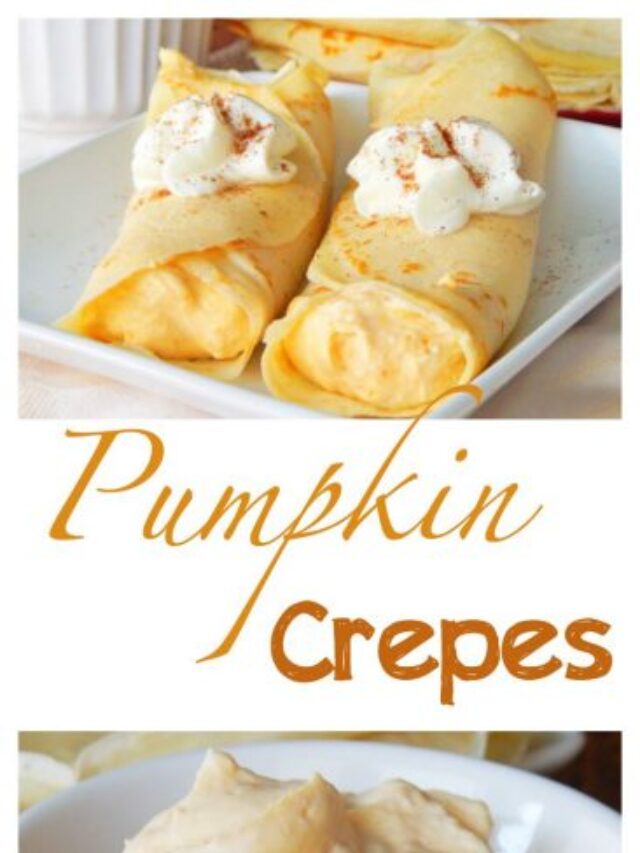 Homemade Pumpkin Crepes