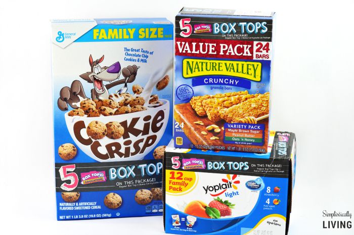 general mills products with bonus box tops