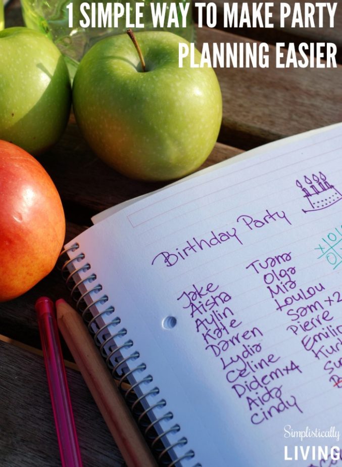 1 simple way to make party planning easier