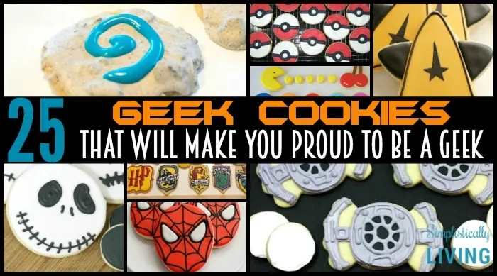 25 geek cookies featured