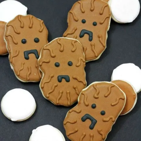 Homemade Star Wars Chewbacca Cookies