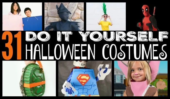 31 diy Halloween Costumes featured