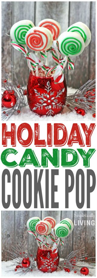 HOLIDAY CANDY COOKIE POP
