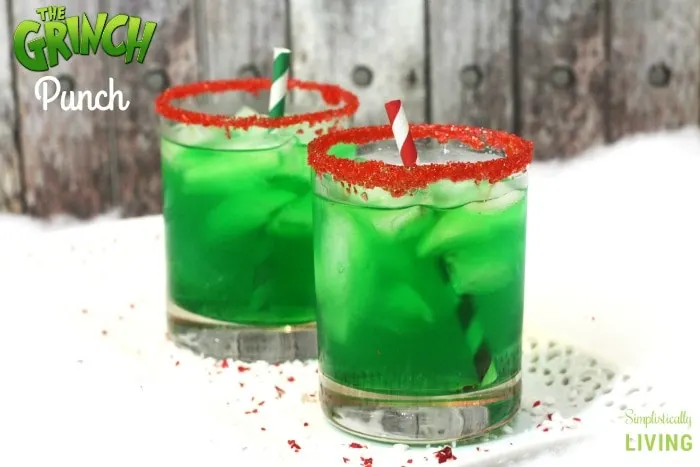 grinch punch in cup