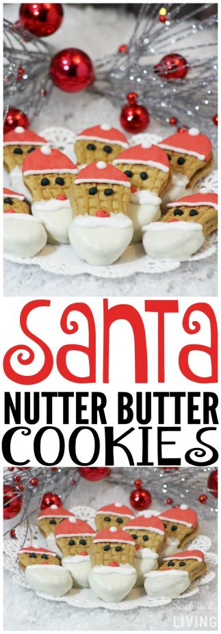 santa nutter butter cookies