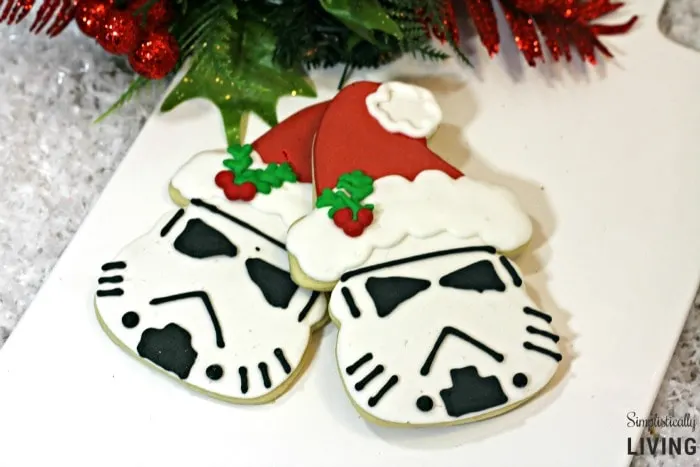 santa storm trooper cookies featured