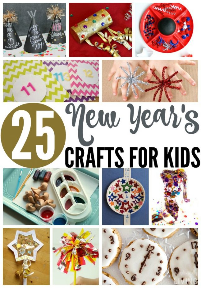 25 New Years Crafts for Kids