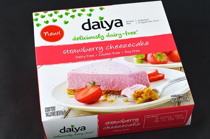 chocolate strawberry cheesecake daiya cheesecake
