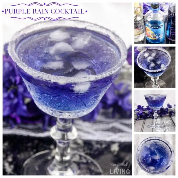 Purple Rain Cocktail Square