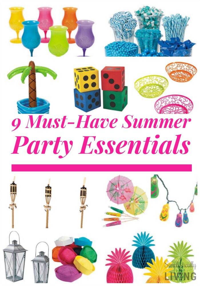 9 Must-Have Summer Party Essentials