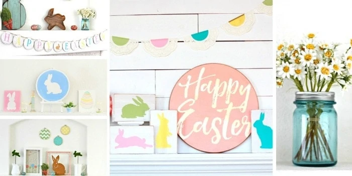 20 Exquisite Easter Mantel Decorating Ideas #easter #eastermantel #easterdecor #easterdecorideas