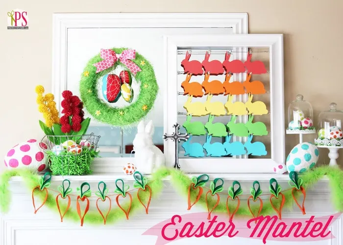20 Exquisite Easter Mantel Decorating Ideas #easter #eastermantel #easterdecor #easterdecorideas