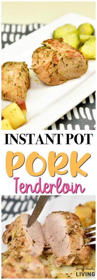 Instant Pot Pork Tenderloin #instantpot #porktenderloin #instantpotpork #porkrecipes #simplerecipes