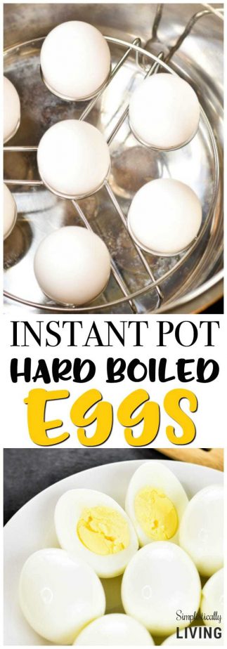The Best Hard Boiled Eggs EVER #hardboiledeggs #eggs #besteggsever #instantpot #instantpoteggs
