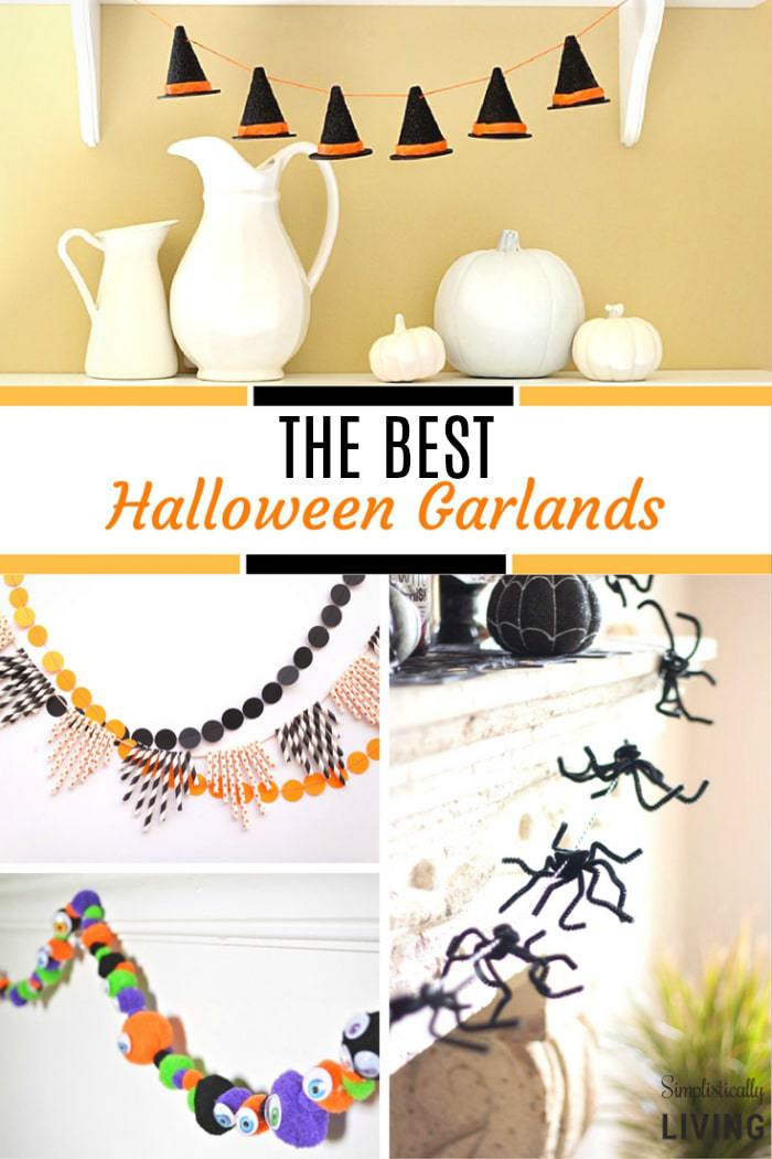 The Best Halloween Garlands #halloween #garlands #garland #halloweendecor #halloweengarland