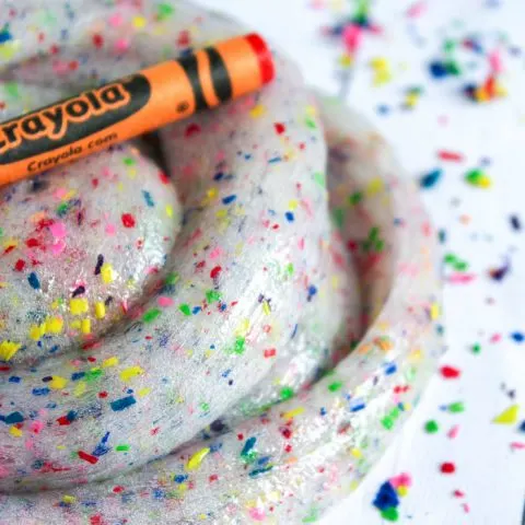 Crayon Slime on Table
