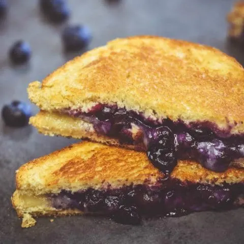 Blueberry Grilled Cheese Sandwich