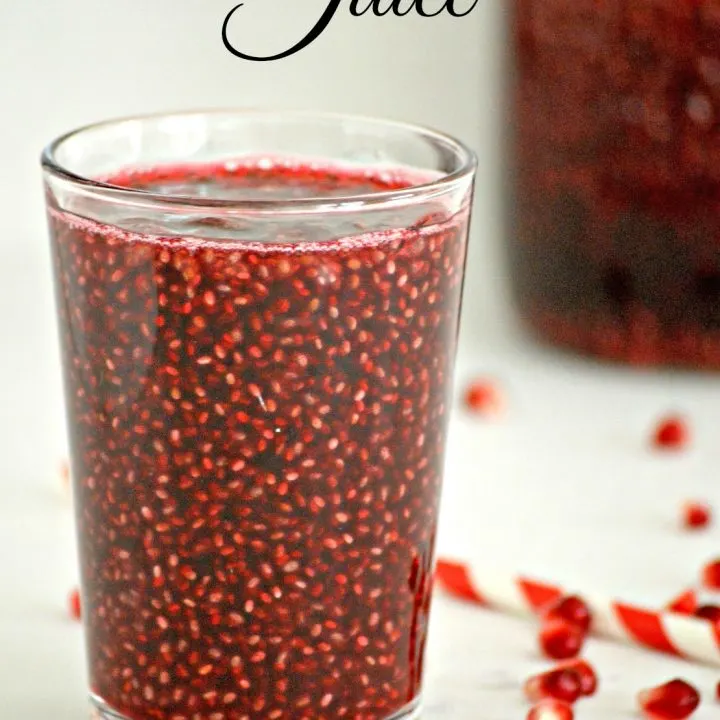 Pomegranate Chia Seed Juice