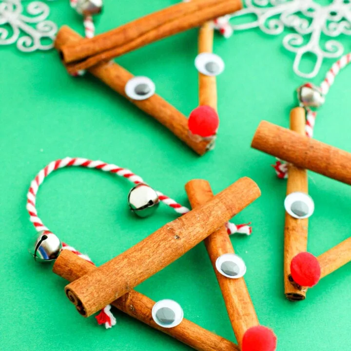 Cinnamon Stick Reindeer Ornaments