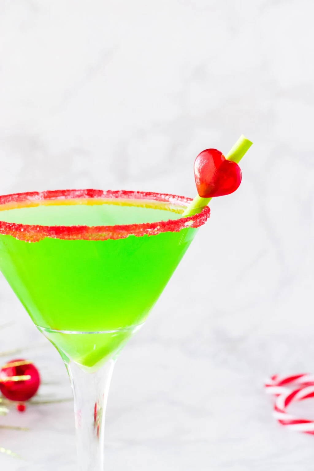 grinch cocktail upclose