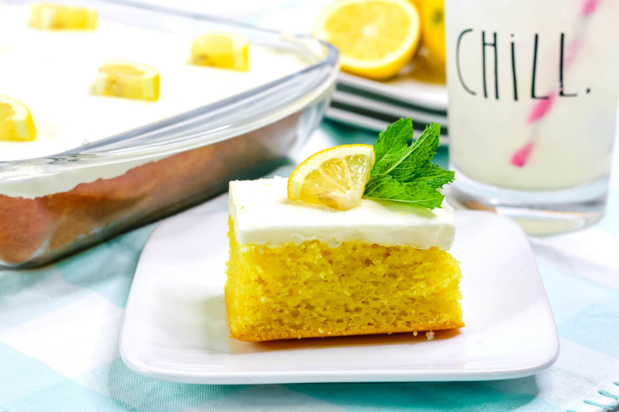 Lemon Depression Cake - No Eggs, Milk or Butter – Simplistically Living