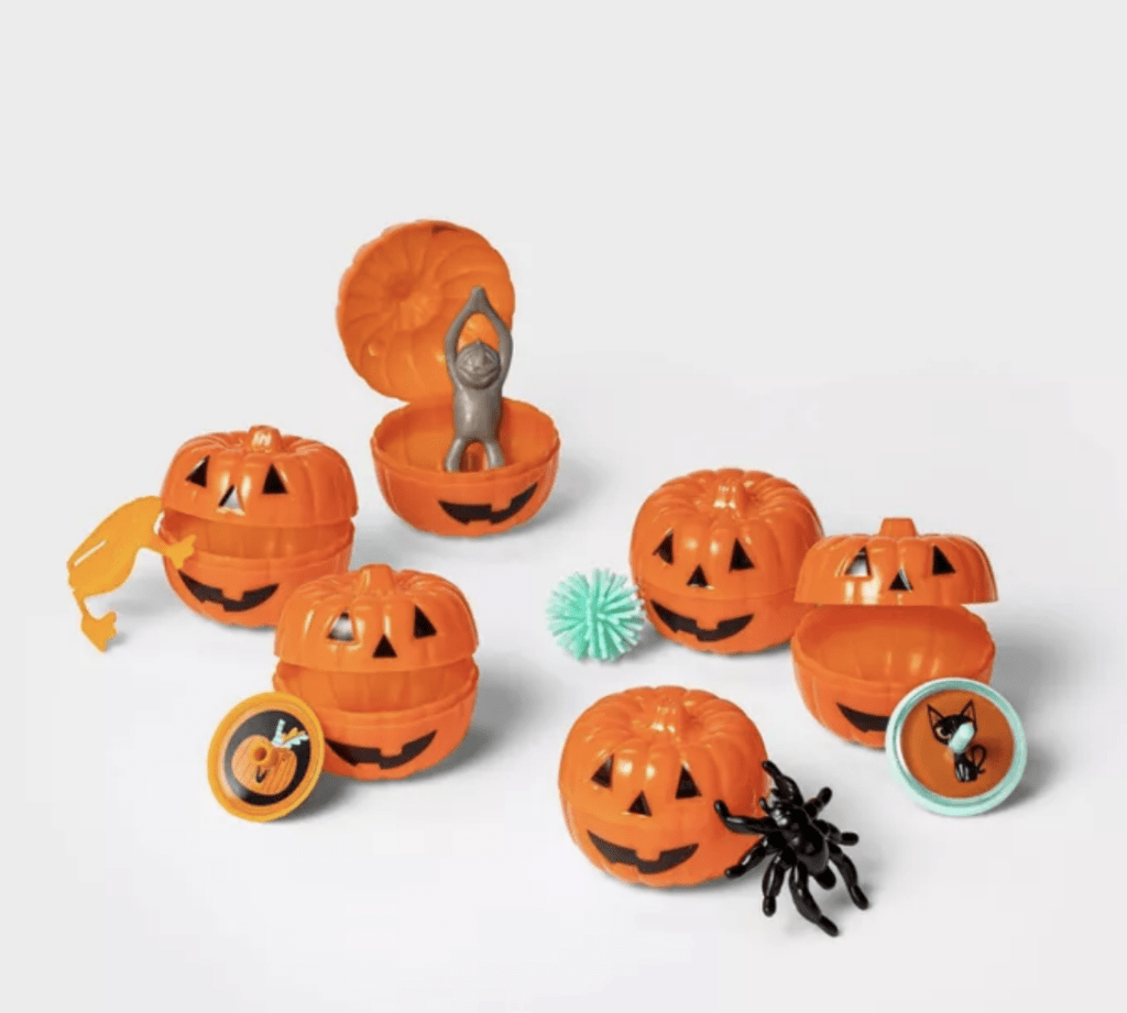 pumpkin eggs filled with toys