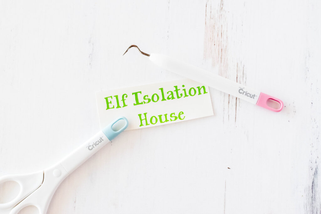 elf isolation house sticker