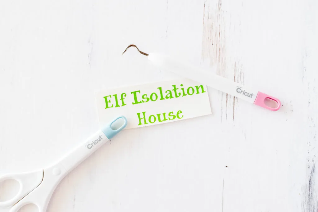 elf isolation house sticker