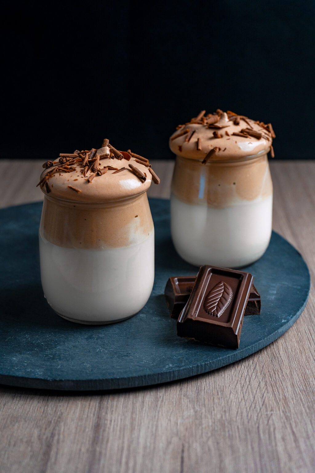 whipped hot cocoa in jars
