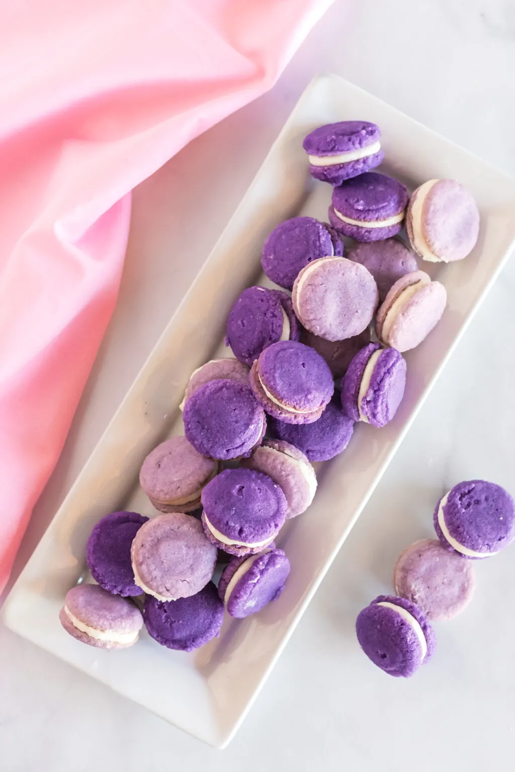 Lavender Macarons (Nut-Free Recipe)