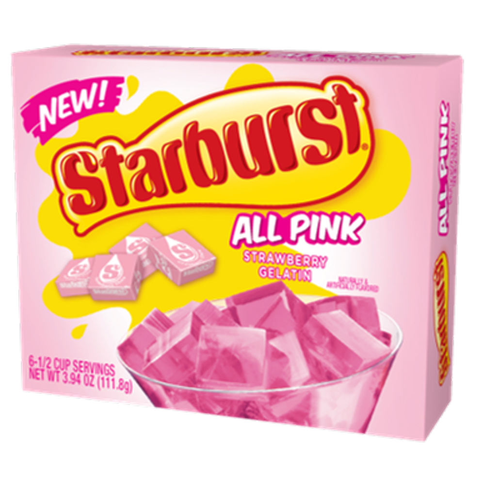 Starburst Strawberry (All Pink) Gelatin