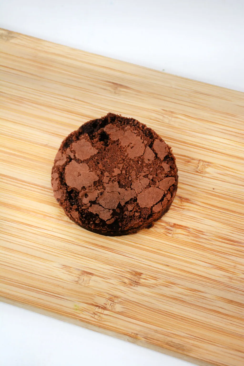 circle brownie on a table