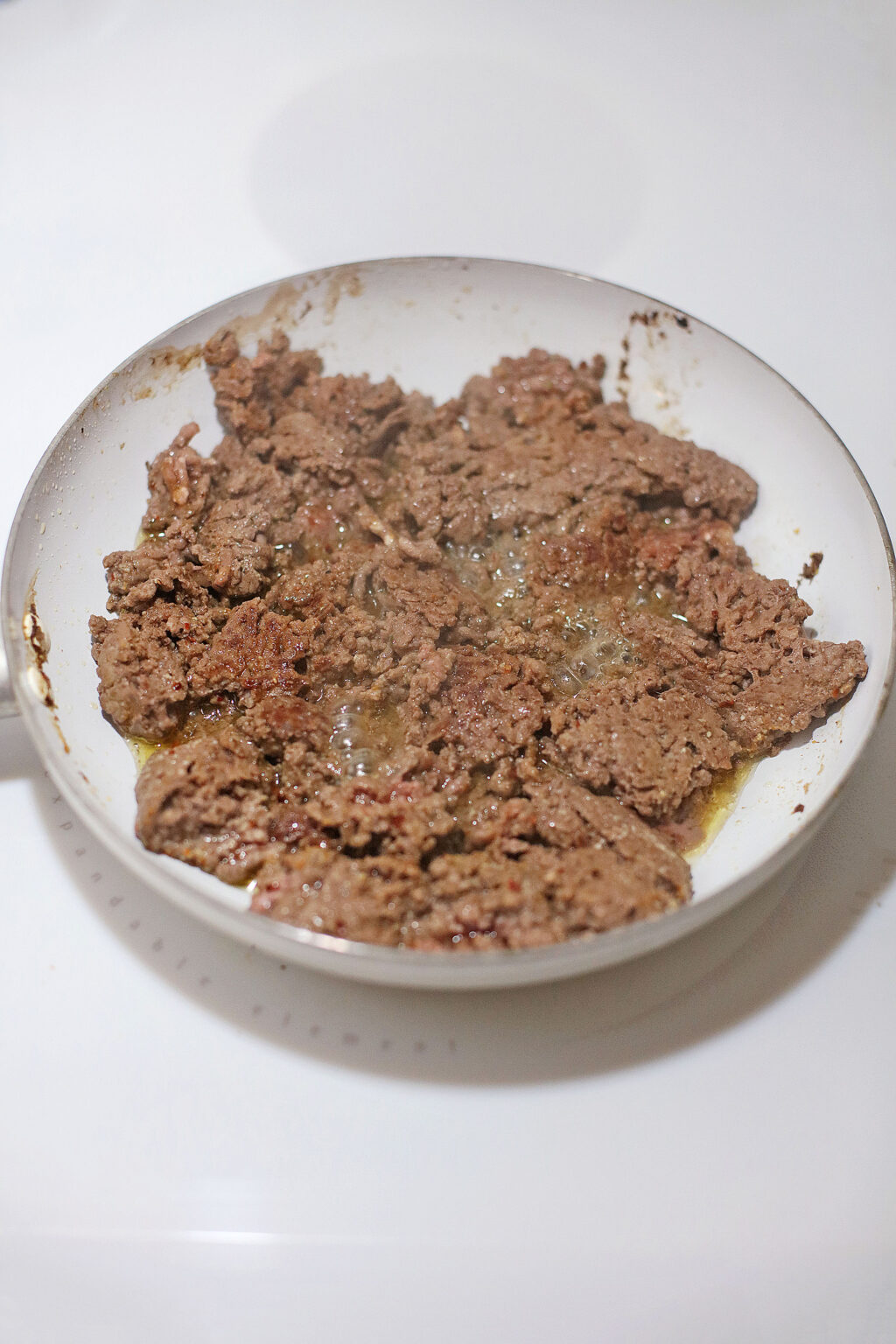 bowl of cooked sirloin beef